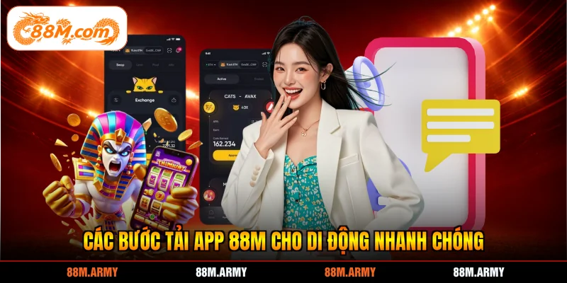 Các bước tải app 88M cho di động nhanh chóng
