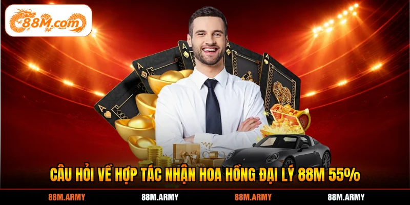 Câu hỏi về hợp tác nhận hoa hồng đại lý 88M 55%